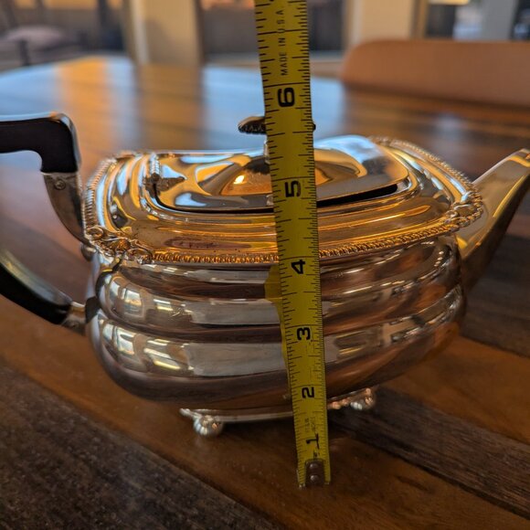 Wallace Silverplate EPNS s3270 - Art Deco Silver Plated Three Piece Set - Picture 5 of 12